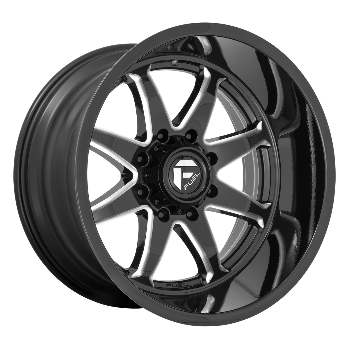 Fuel HAMMER Gloss Black Milled 6x139.7 Wheels - product view 2