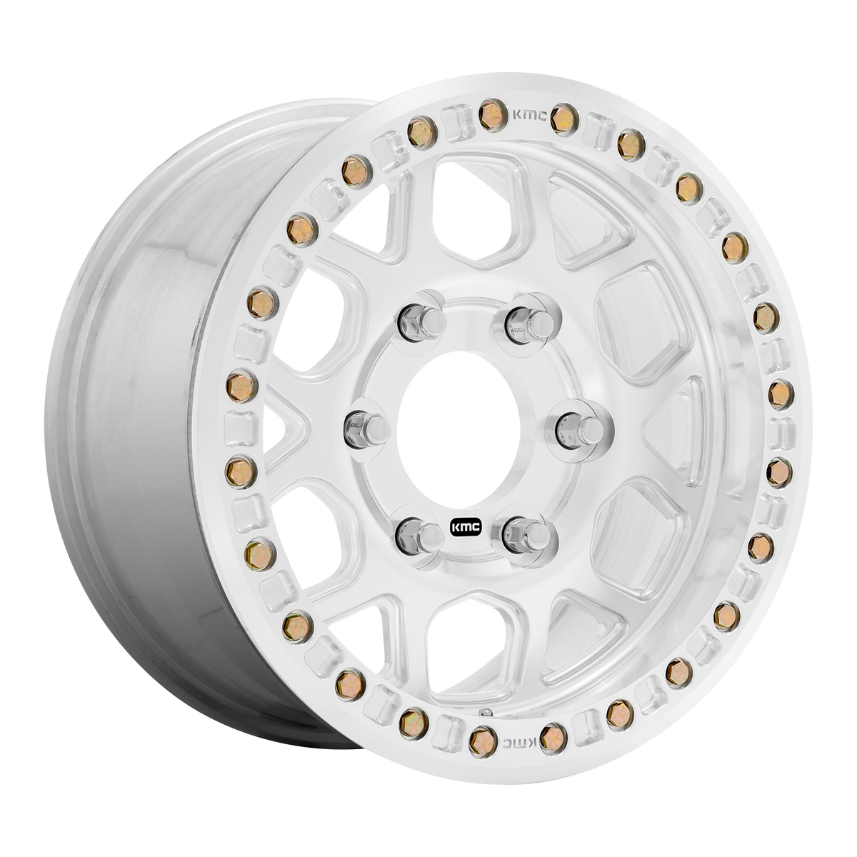 KMC MESA FORGED BEADLOCK Raw Machined 6x139.7 Wheels - product view 4