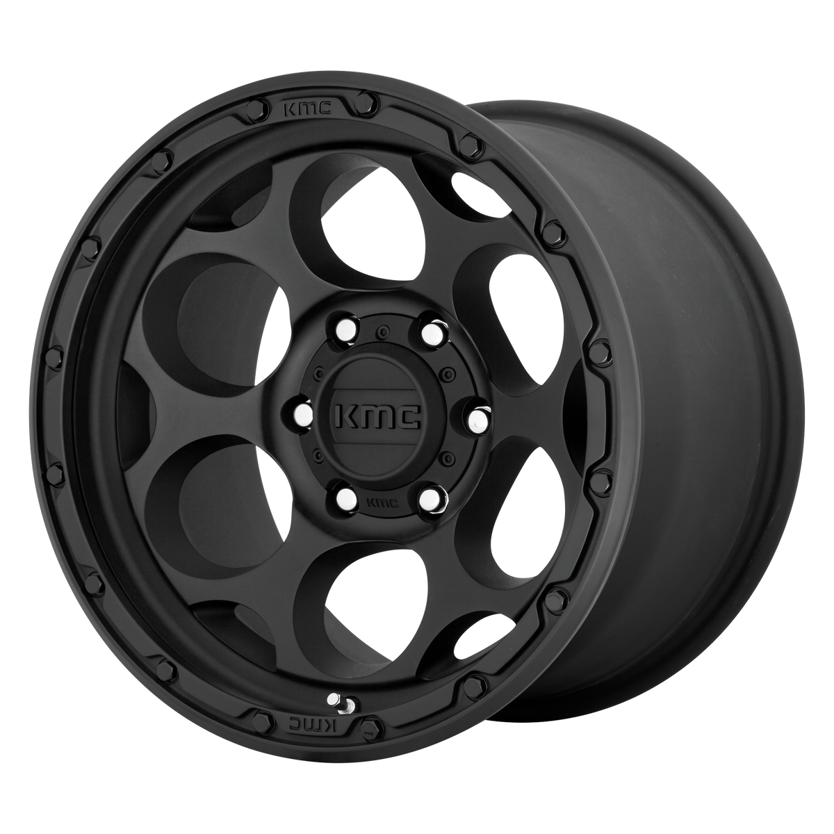 KMC DIRTY HARRY Textured Black 6x139.7 Wheels - product view 2