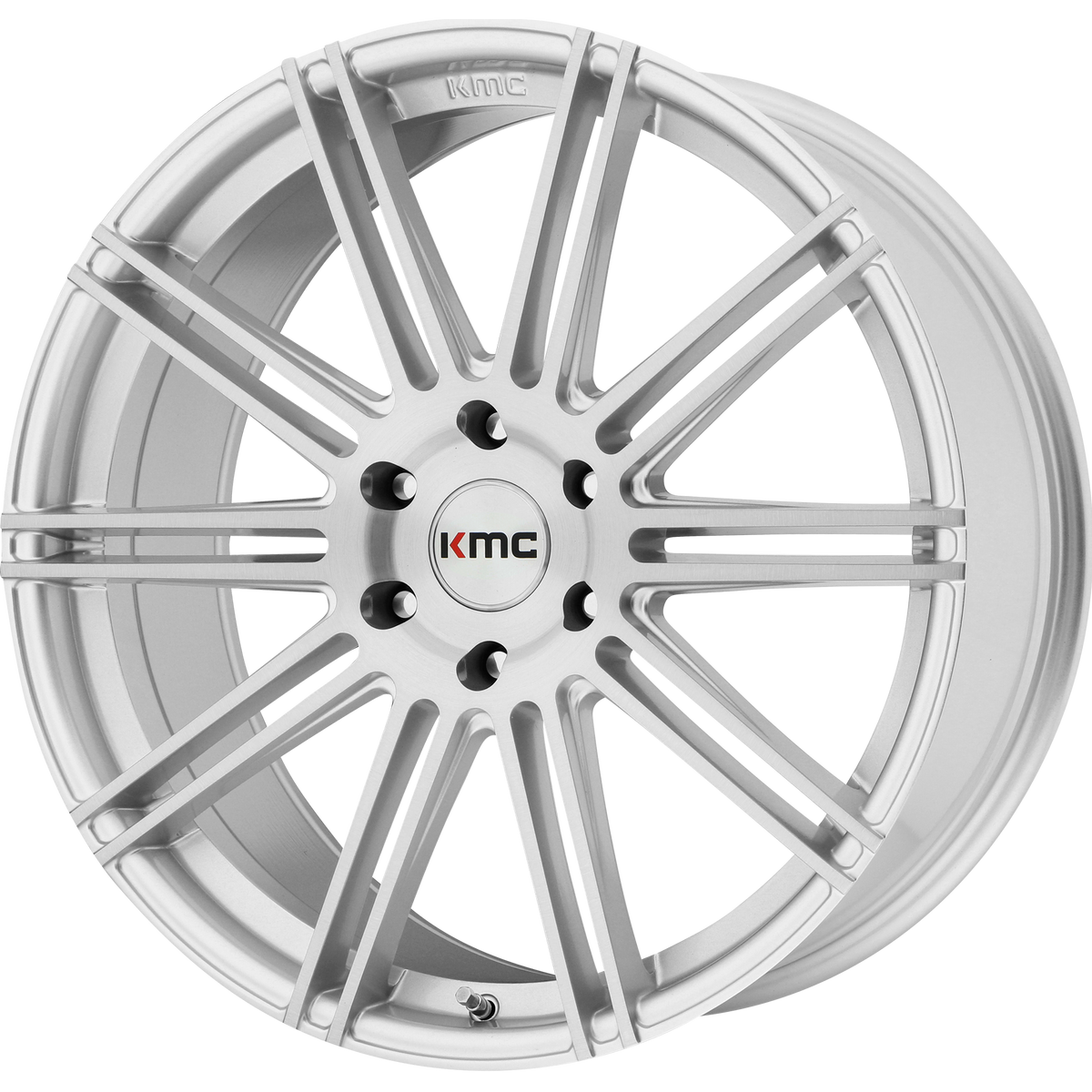 KMC CHANNEL Brushed Silver 6x139.7 Wheels - product view 1