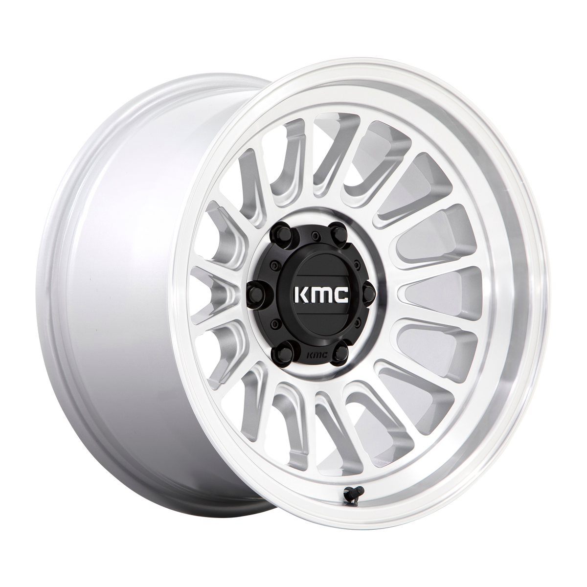 KMC IMPACT OL Silver Machined 6x139.7 Wheels - product view 1