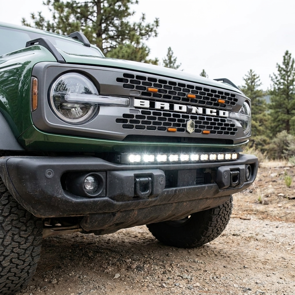 2021+ Ford Bronco Capable Bumper 40in Light Bar PRO