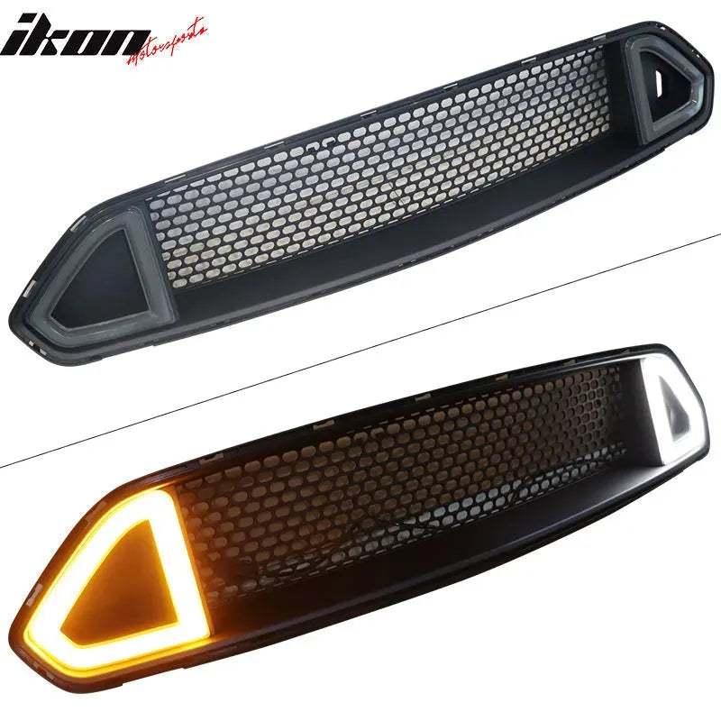 2018-2023 Ford Mustang Upper Grille w/ DRL Turn Signal LED Light