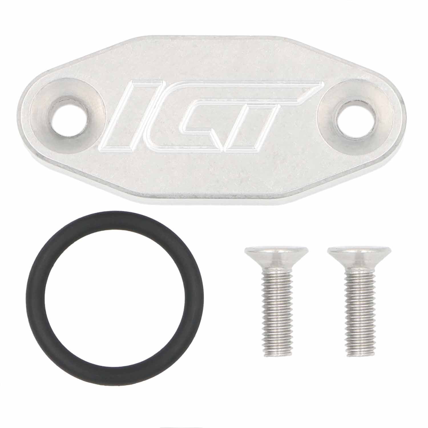 ICT Billet LS Oil Cooler Delete Plate LS LS1 LSX LS3 LQ4 LQ9 LR4 LS6 Port Line