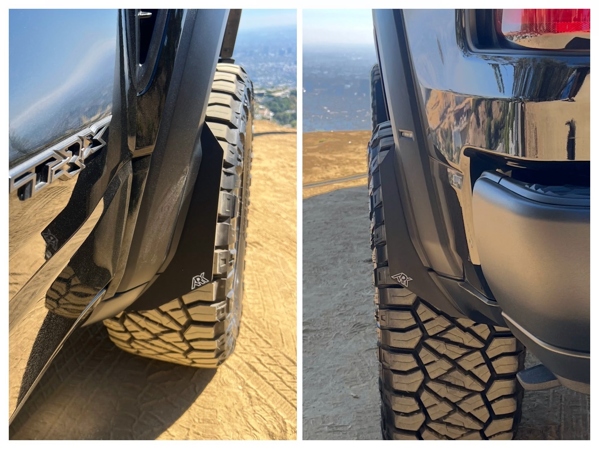 ARK Splash Guards 2025+ Dodge RAM RHO Micro Flares