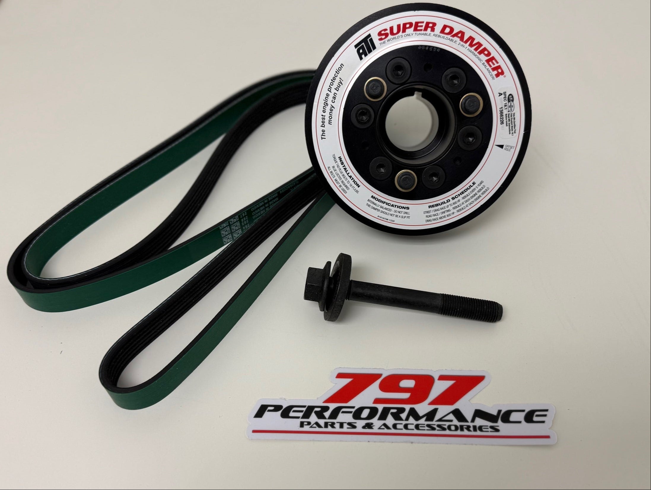 ATI SUPER DAMPER SFI 2011-2023 5.7 & 6.4 Dodge Charger / Challenger / 300 HEMI 15% UNDERDRIVE