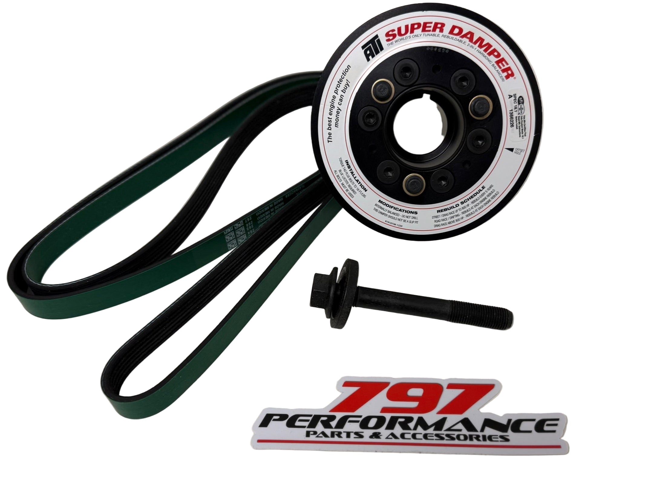 ATI SUPER DAMPER SFI 2011-2023 5.7 & 6.4 Dodge Charger / Challenger / 300 HEMI 15% Underdrive