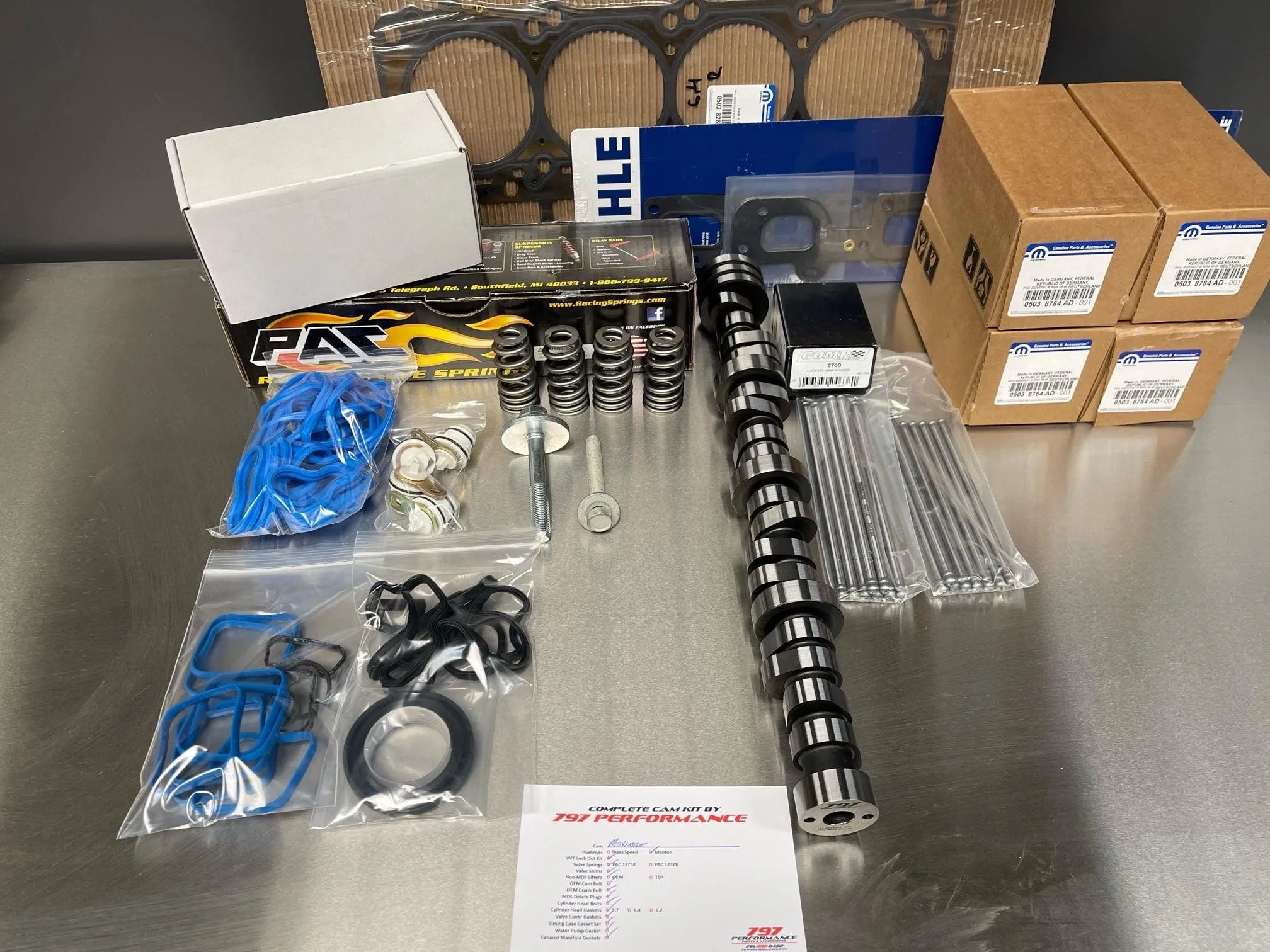 Texas Speed / 797 5.7 & 6.4 VVT Hemi Complete NSR / Low Lift Camshaft Kit With MDS Delete Kit