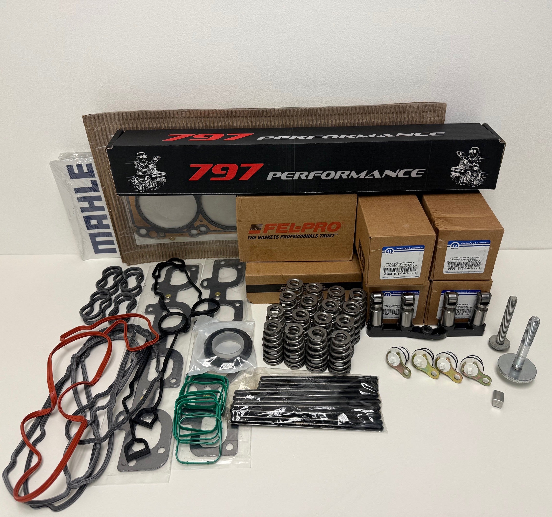 797 Performance 2011-2023 6.4 NA Hemi Complete Camshaft Kit With MDS Delete & Gaskets (Charger/Challenger/300 & Grand Cherokee / Durango)