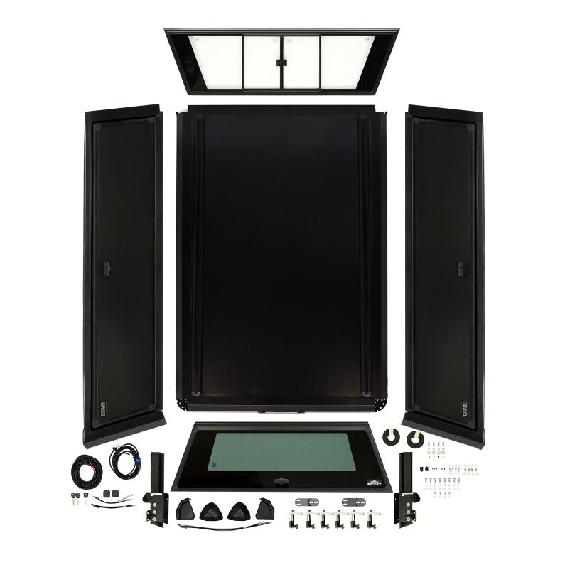 Westin EXP Truck Cap w/Sliding Glass COMPLETE KIT 2019-27 RAM 1500 5.7ft Bed - Blk