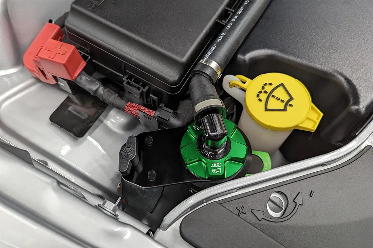Improved Racing CCS Oil Catch Can Kit 15-23 Dodge Charger/Challenger 6.2L Hellcat