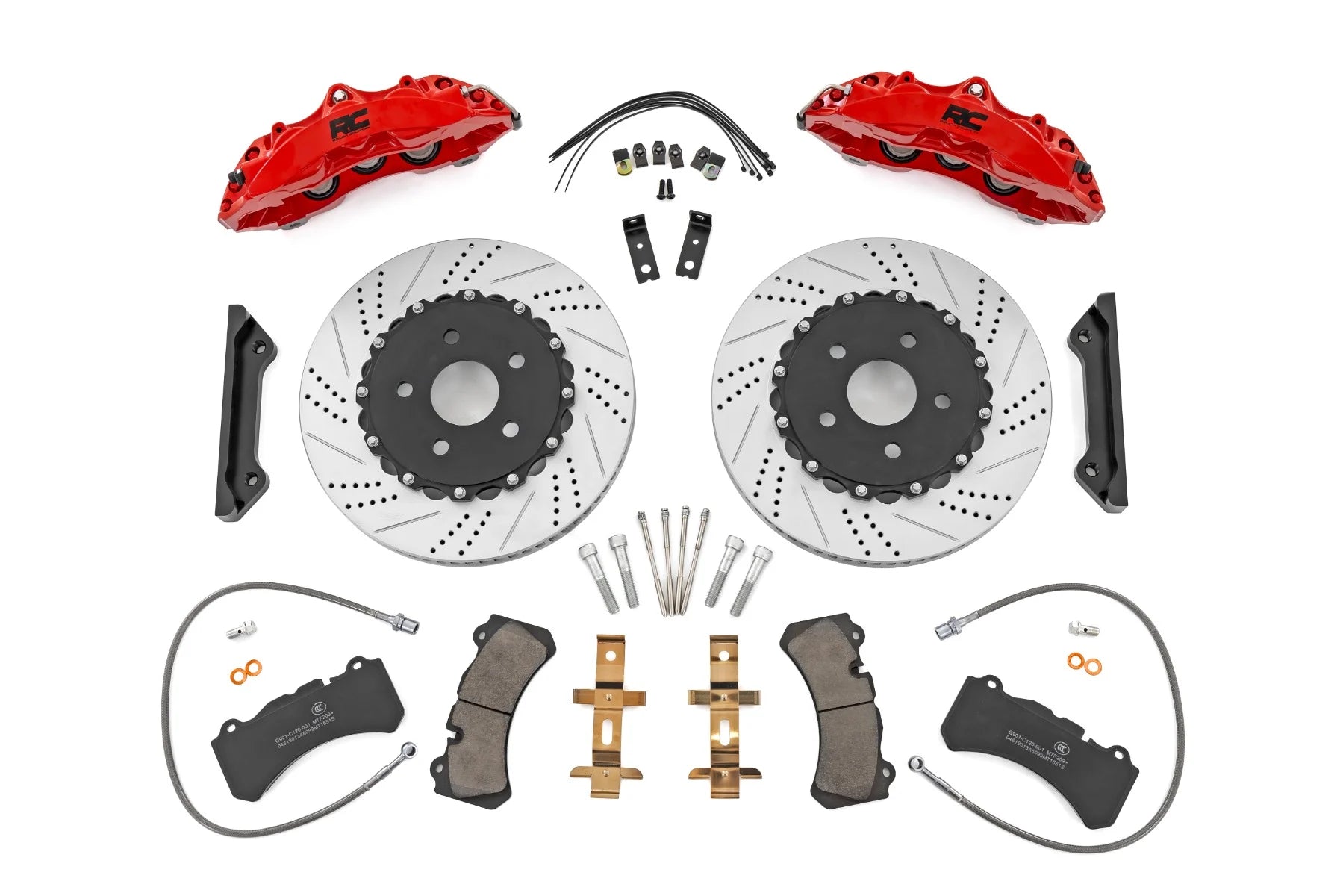 Rough Country Performance Brake System Front | Jeep Wrangler JK/Wrangler Unlimited (07-18)
