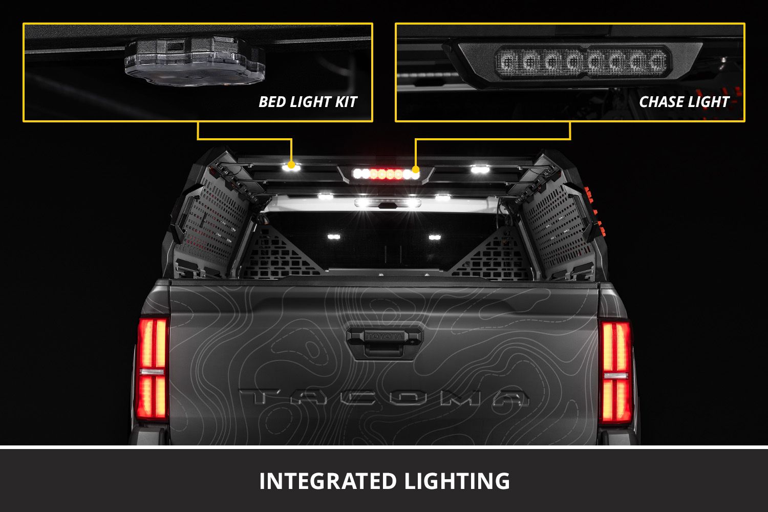 Diode Dynamics Kuat IBEX Bed Rack Kit for 2009-2025 Ram 1500