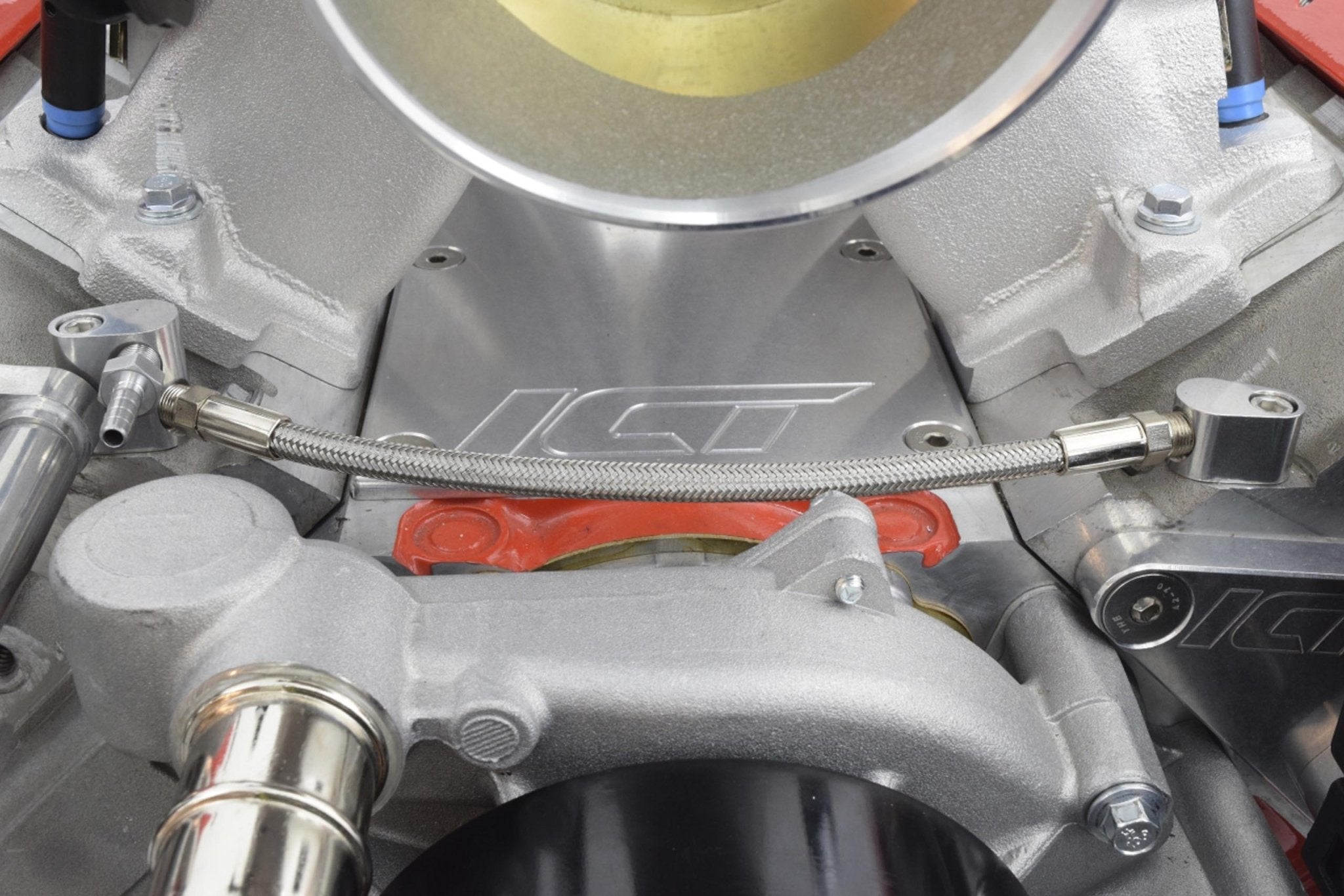 LS Cylinder Head Coolant Steam Port Crossover Throttle Body Bypass Hose Kit LS1