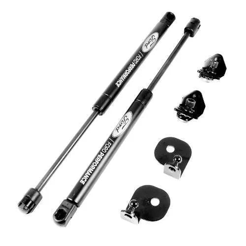 2015-2024 MUSTANG FORD PERFORMANCE HOOD STRUT KIT WITH LASER ENGRAVED FORD PERFORMANCE LOGO