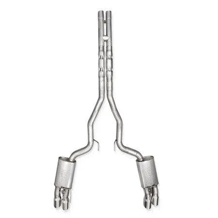 Stainless Works 2024 MUSTANG GT CATBACK Quad Tips