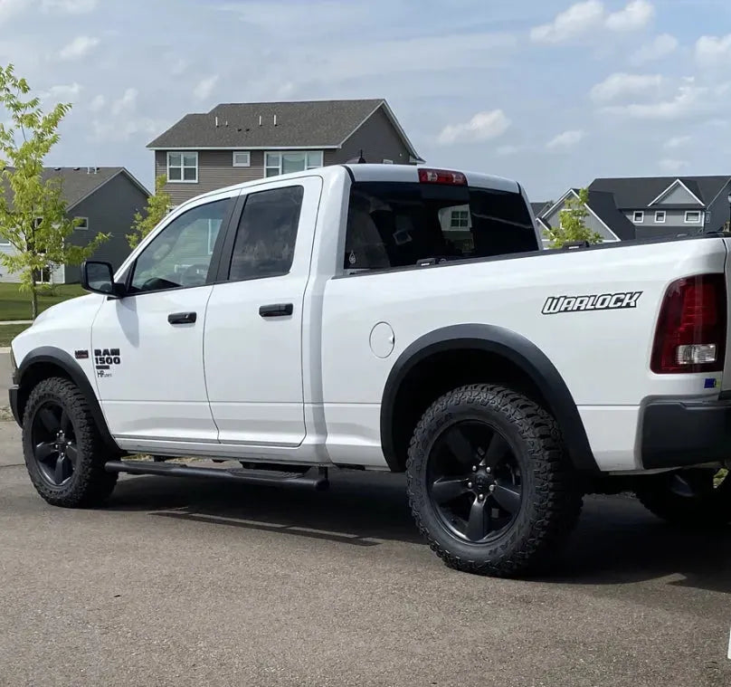 Go Rhino 4" O.E. Xtreme Black Side Bars 19-26 Ram 1500, RHO & TRX Crew Cab
