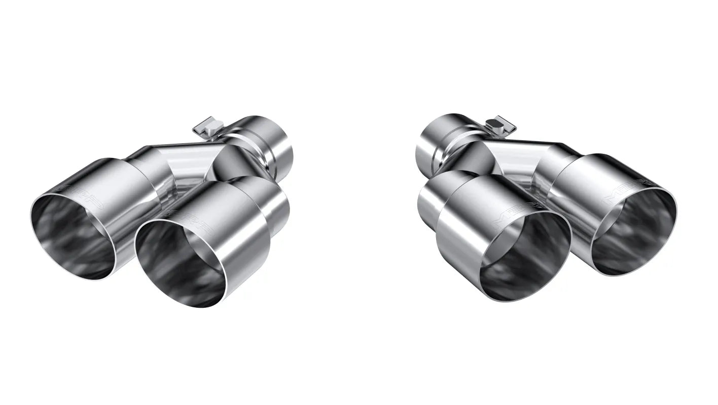 MBRP Universal T304 SS Dual Tip 3.5in OD/2.5in Inlet PAIR