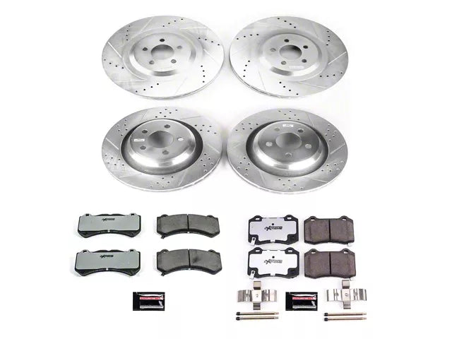 PowerStop Z26 Street Warrior Performance Brake Kit 2015-2023 Charger/Challenger W 6 Piston Calipers