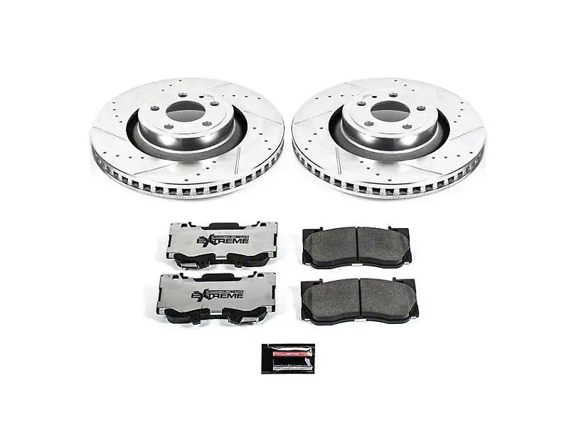 PowerStop Z26 Street Warrior Brake Upgrade Kit 15-23 Ford Mustang with 4 Piston Front (GT, EcoBoost)