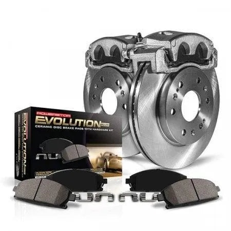 2015-2023 "BR9" Dodge Charger Challenger 300 Pursuit Power Stop Front Pad & Rotor Caliper Kit