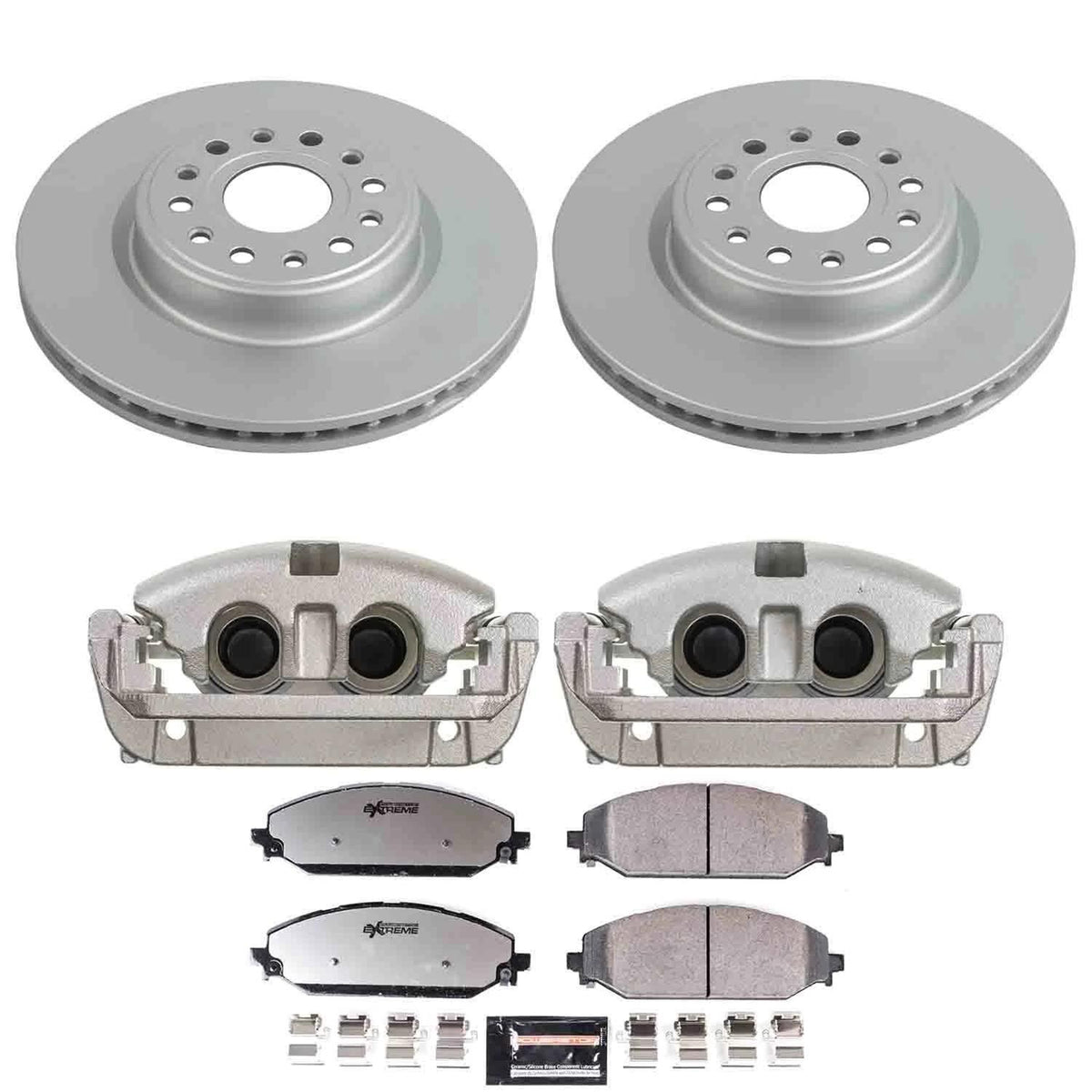 Power Stop 19-27 Ram 1500 Front Z36 Coated Kit w/Calipers