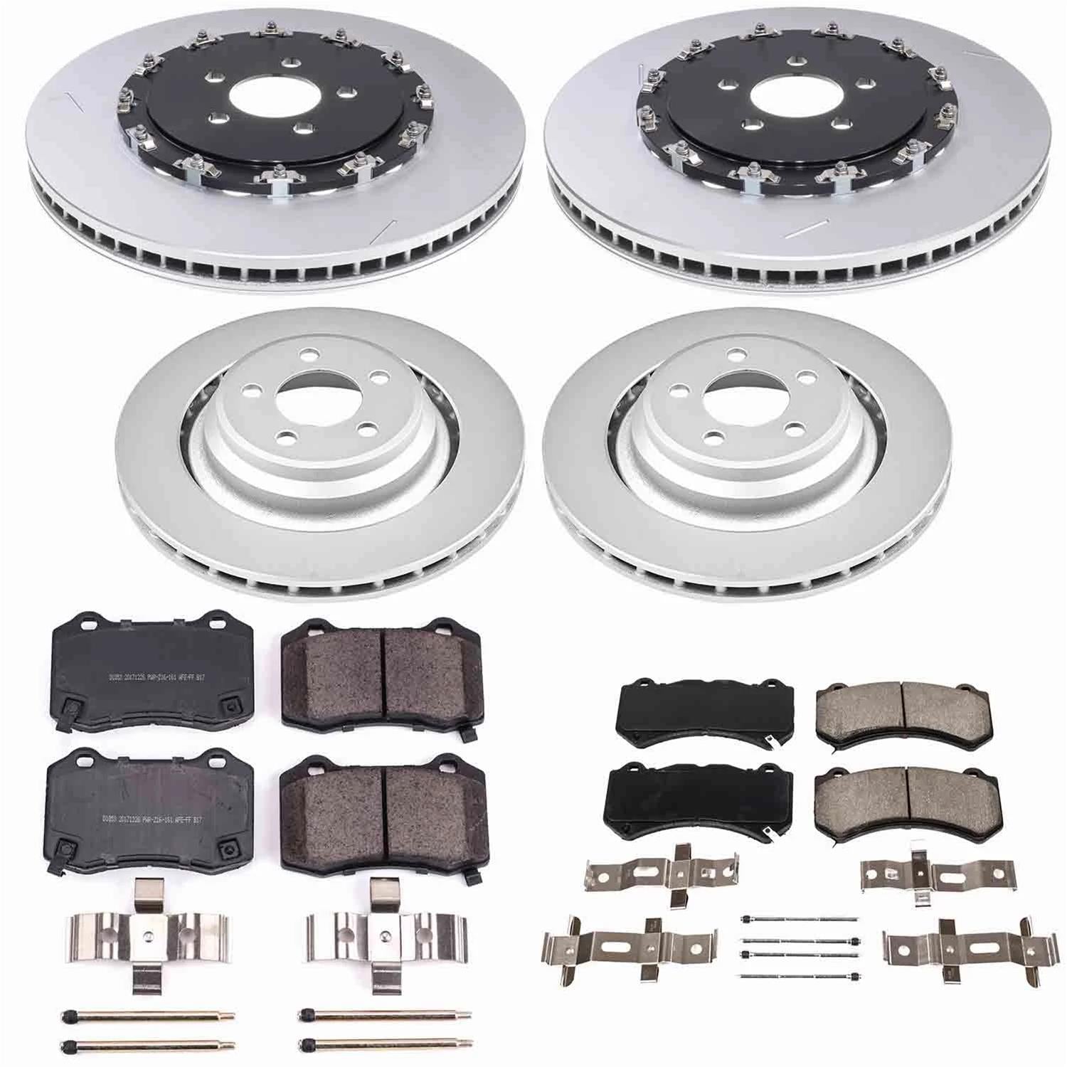 PowerStop 2021-2023 Dodge Charger & Challenger 6 Piston 6.4L & 6.2L Hemi Z23 Front & Rear Kit