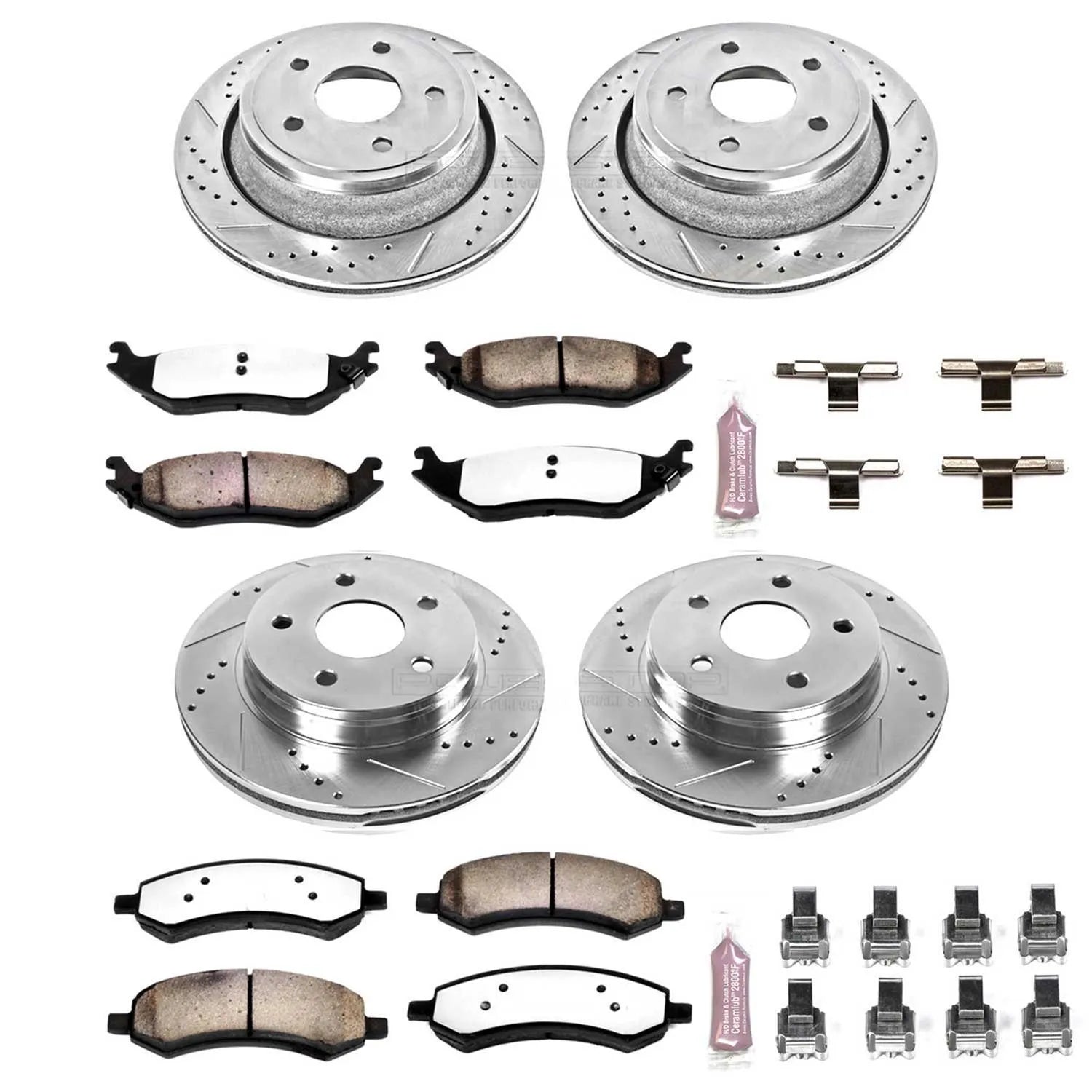 PowerStop Z36 Truck and Tow Brake Upgrade Kits 2009-2022 Ram 1500 Classis(5 Lug)