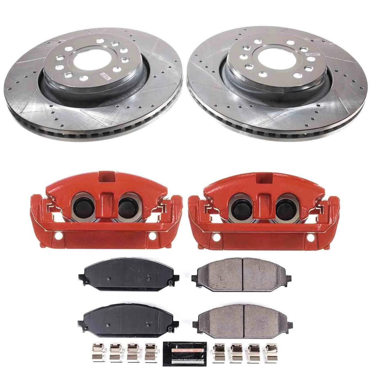 Power Stop 21-27 Ram 1500 Front Z23 Evolution Kit w/Calipers