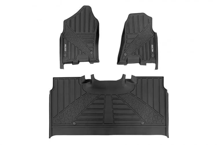 Rough Country Flex-Fit Floor Mats Crew | Ram 1500 (19-24)/1500 TRX (21-24)