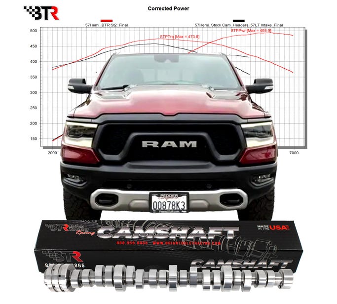 BTR GEN III HEMI TRUCK CAM AND MDS CONVERSION KIT FOR 2009+ 5.7 RAM TRUCKS