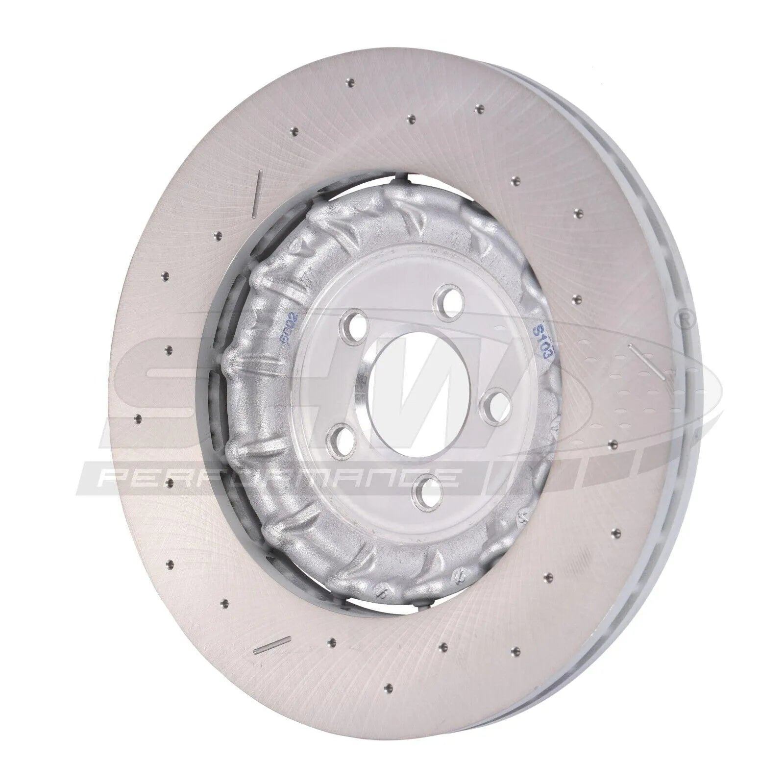 SHW 15-20 Dodge Challenger/Charger 6 Piston Front Drilled-Slotted Lightweight Brake Rotor (68184587AE)