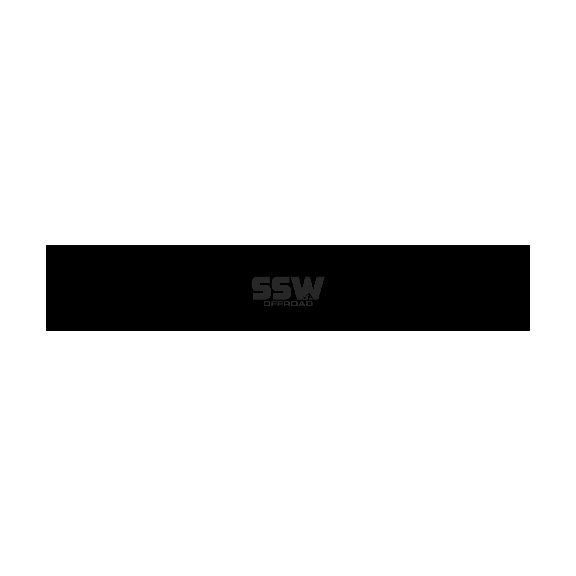 SSW Windshield Banner (Stealth Black)