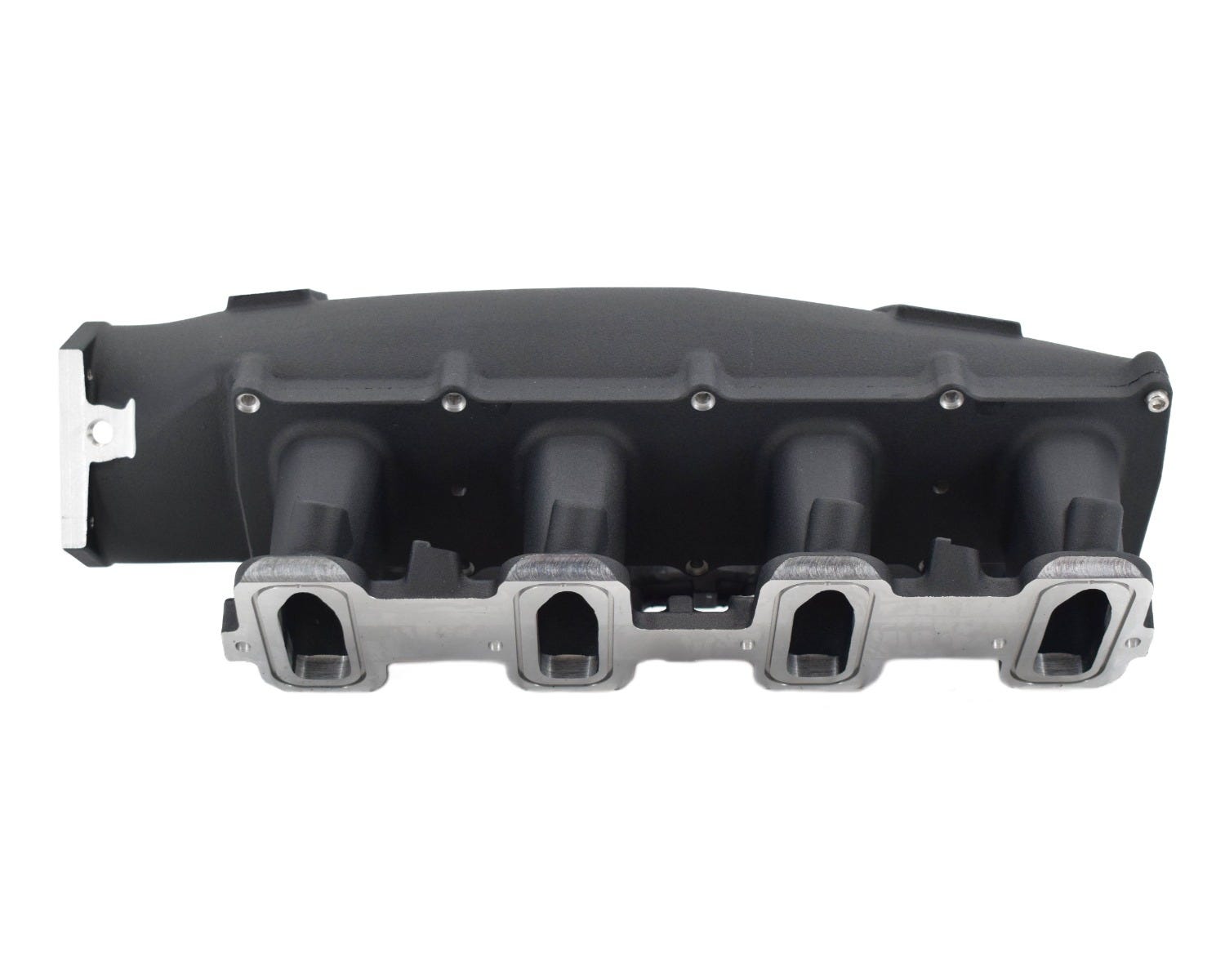 BTR TRINITY INTAKE MANIFOLD FOR CATHEDRAL PORT ENGINES - BLACK - TRA-1-BLK-P105