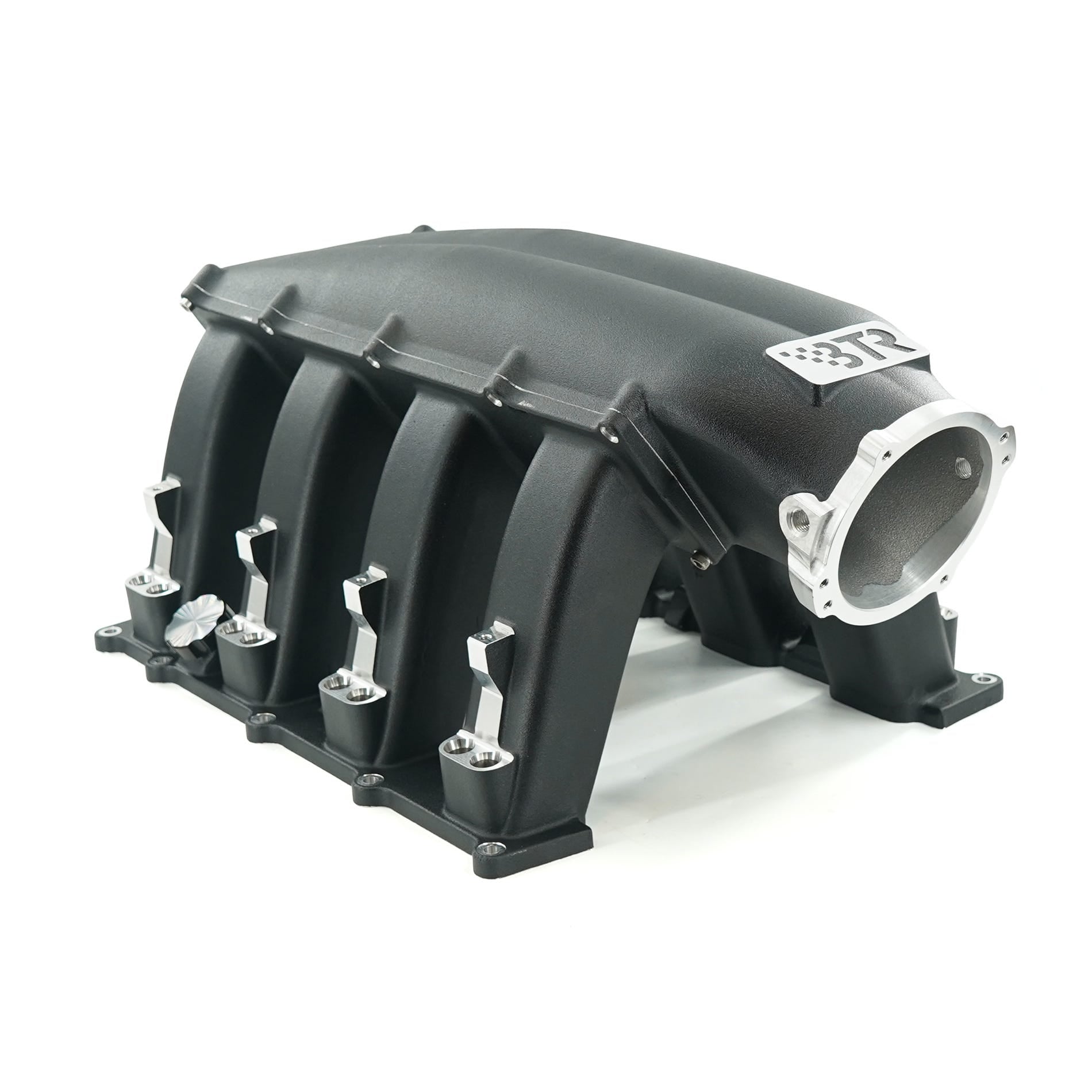 BTR TRINITY INTAKE MANIFOLD - HEMI 6.2 LONG RUNNER - BLACK - DUAL INJECTOR - TRA-62HEMI-BLK-LL-2I