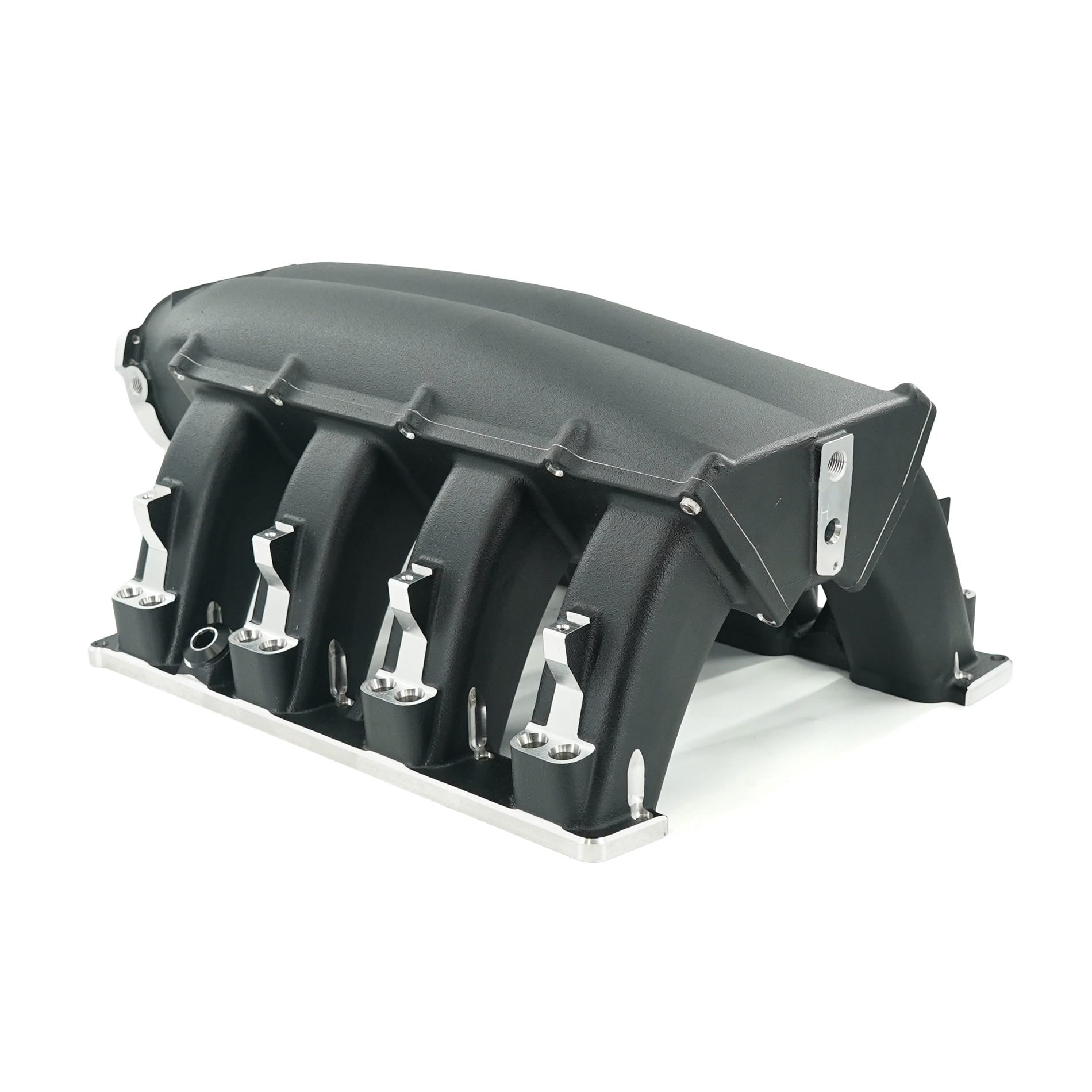 BTR TRINITY INTAKE MANIFOLD - HEMI 5.7/6.4 MID RUNNER - BLACK - DUAL INJECTOR - TRA-HEMI-BLK-ML-2I