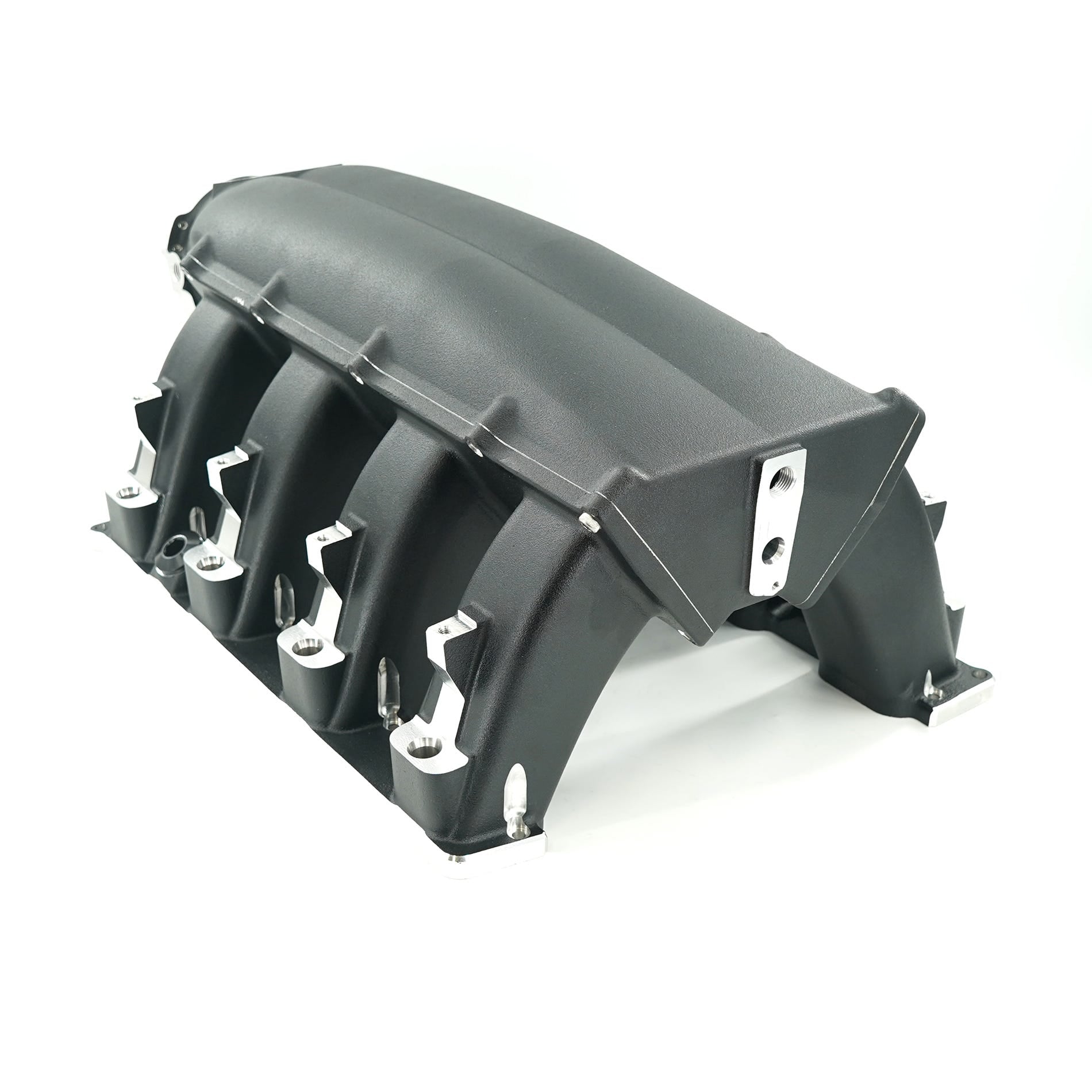 BTR TRINITY INTAKE MANIFOLD - HEMI 5.7/6.4 MID RUNNER - BLACK - SINGLE INJECTOR - TRA-HEMI-BLK-ML