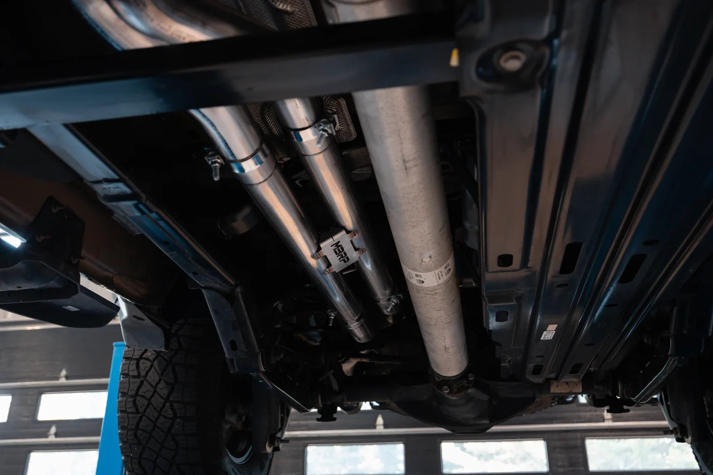 MBRP Armor Pro 3-Inch Cat-Back Dual Split Rear with Carbon Fiber Tips 2025-2026 Ram 1500 RHO 3.0L
