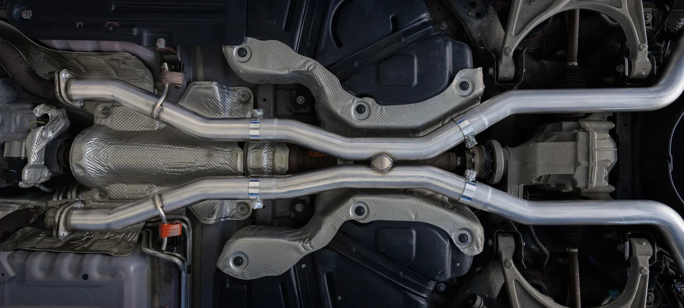 MBRP 2011-2025 Dodge Durango T304SS 3.0in Cat-Back Dual Rear Exit Exhaust w/ Carbon Fiber Tips