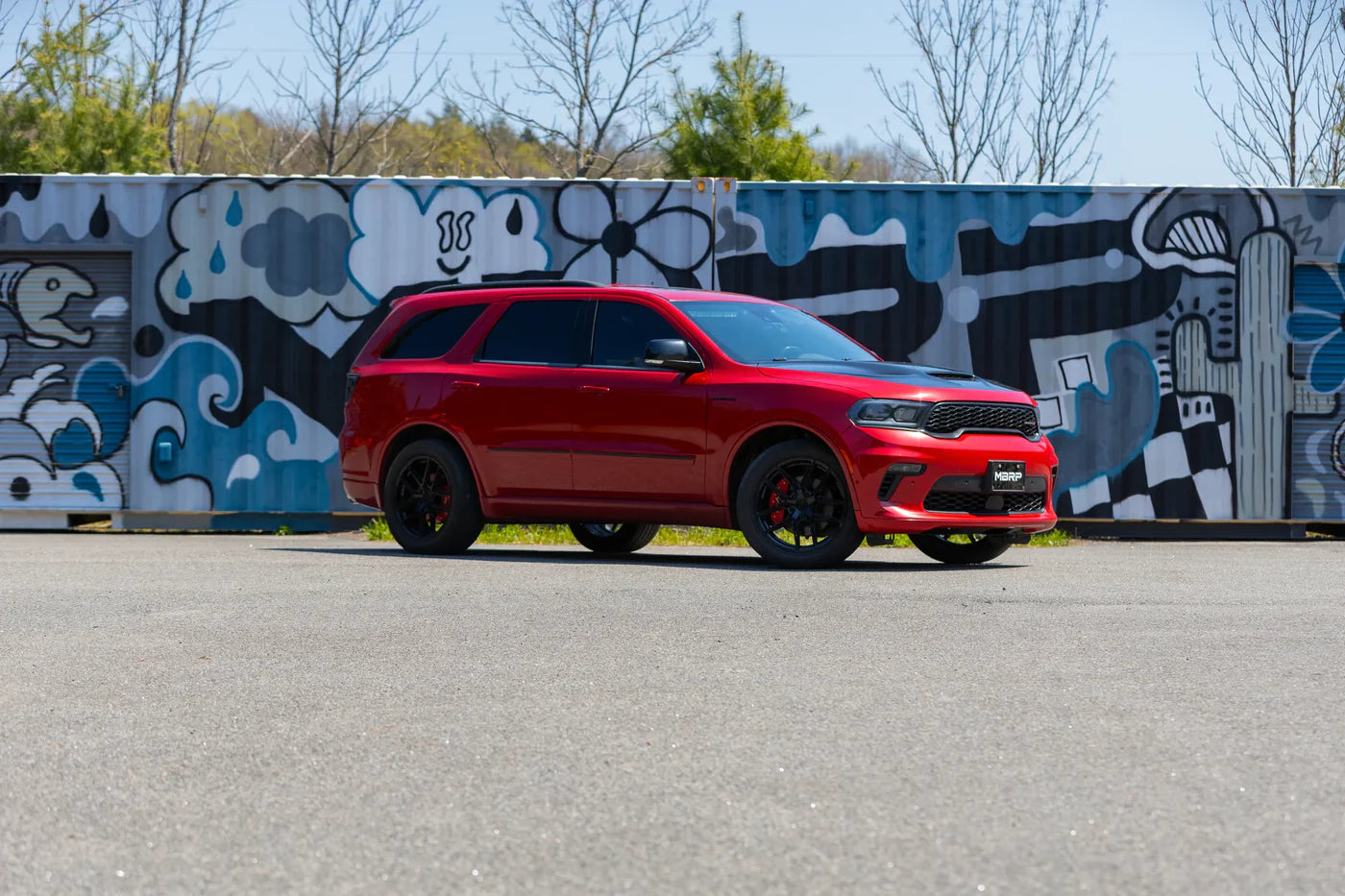 MBRP 2011-2025 Dodge Durango T304SS 3.0in Cat-Back Dual Rear Exit Exhaust w/ Carbon Fiber Tips