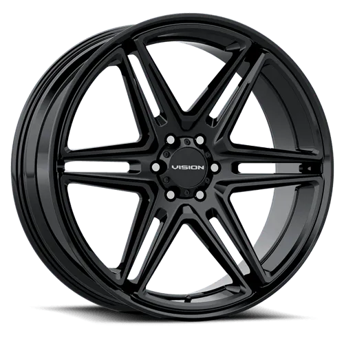 Vision Wheel 476 WEDGE Gloss Black Wheel