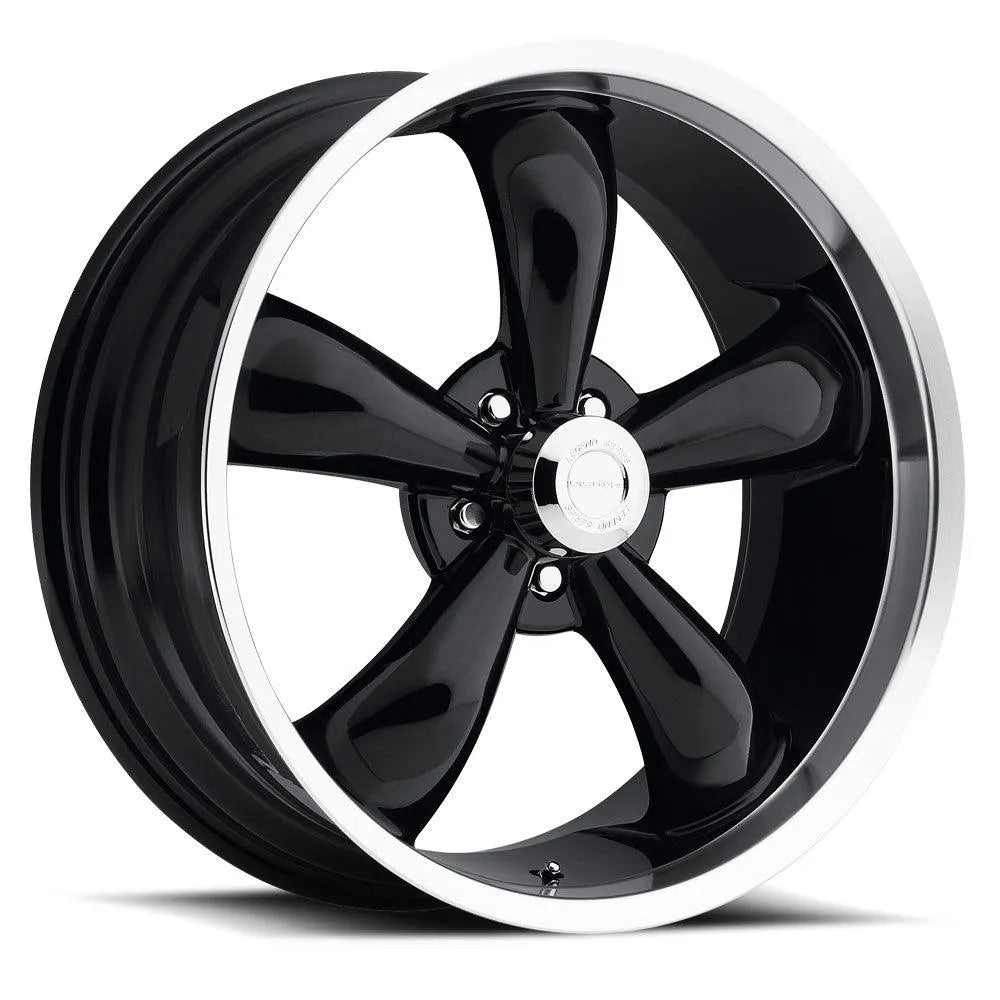 Vision Legend 142 Gloss Black Machined Lip Wheel