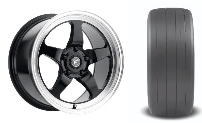 Forgestar D5 17x10 W/ 305 45 17 ET Street R Pair Drag Pack Bundle (Charger / Challenger / 300)