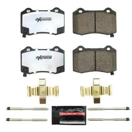 PowerStop Z26 Evolution Front & Rear Carbon-Fiber Ceramic Brake Pads Jeep Grand Cherokee SRT or Trackhawk & Durango SRT / Hellcat