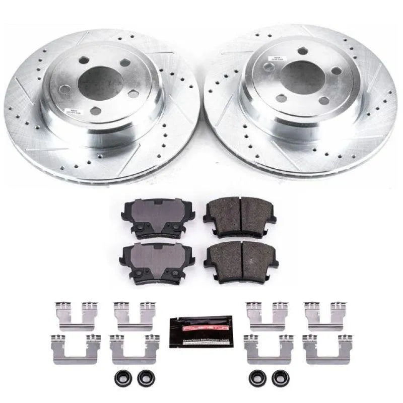 PowerStop 05-23 Chrysler 300/Charger/Challenger Rear Z23 Evolution Sport Brake Kit(W 2 Piston Caliper)