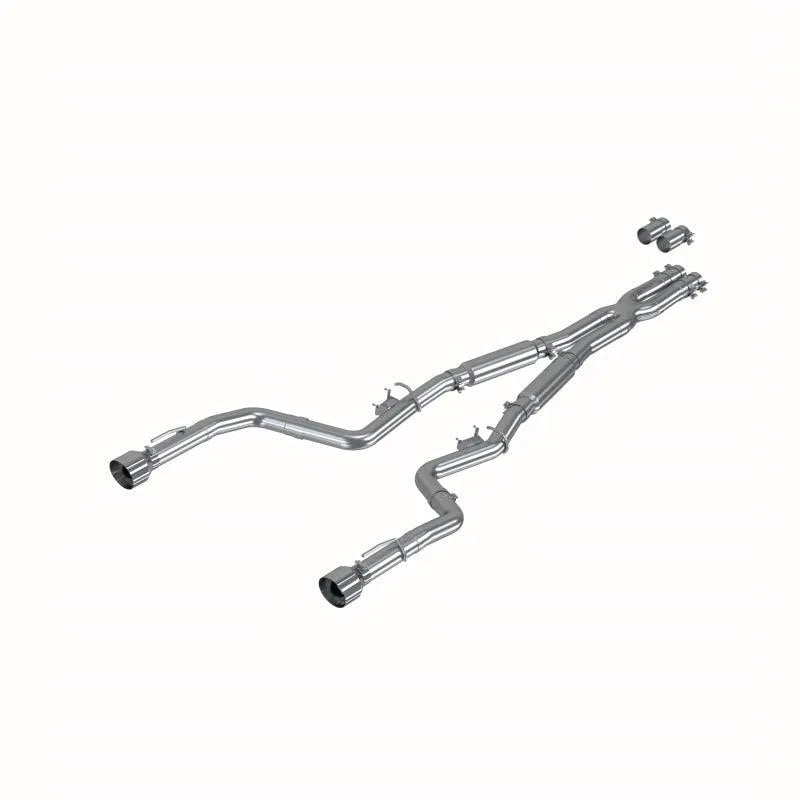 MBRP Street Profile Exhaust System for 2015-2023 Dodge Charger 3" Cat-Back, Dual Rear with 5" Tips