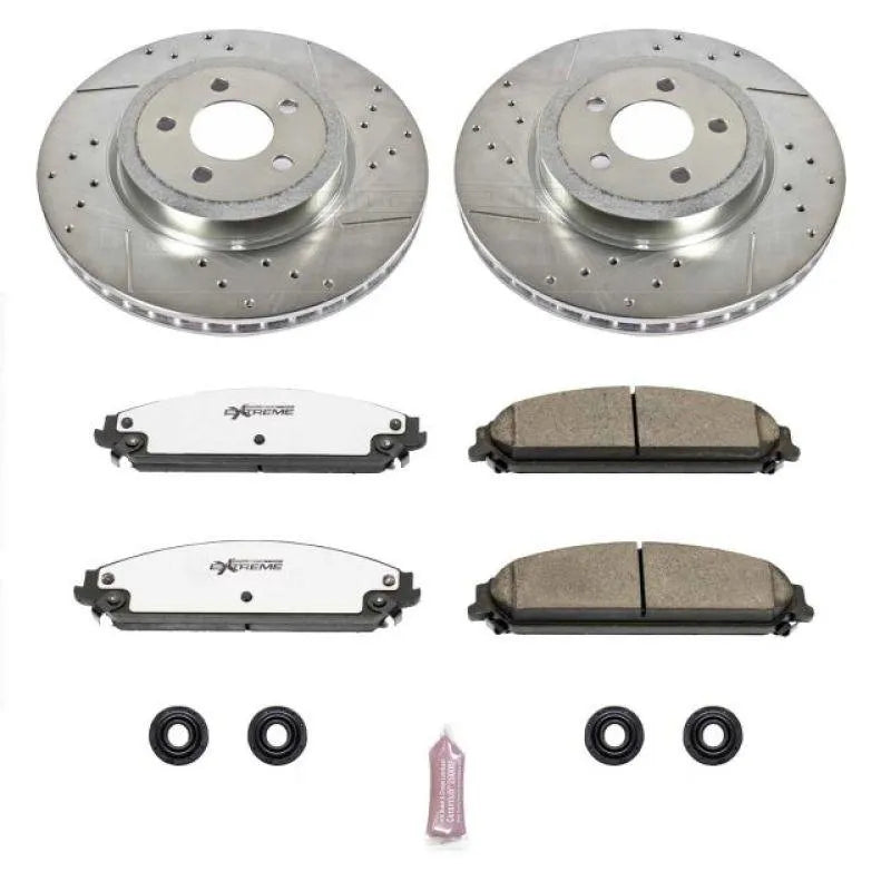 PowerStop 2005-2022 Dodge Charger/300/Challenger Front Z26 Street Warrior Brake Kit(2 Piston Front)