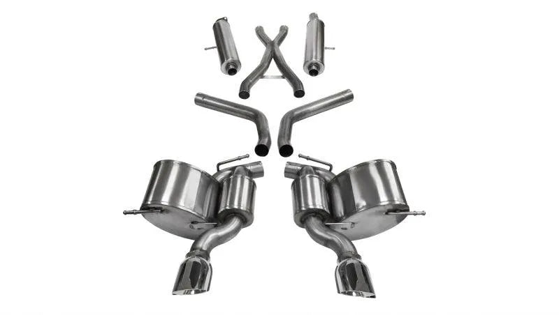 Corsa 12-20 Jeep Grand Cherokee 6.4L V8 Polished Sport Cat-Back Exhaust