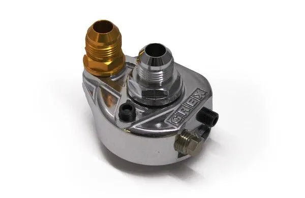 GReddy Nissan RB Series remote oil filter relocation without thermostat