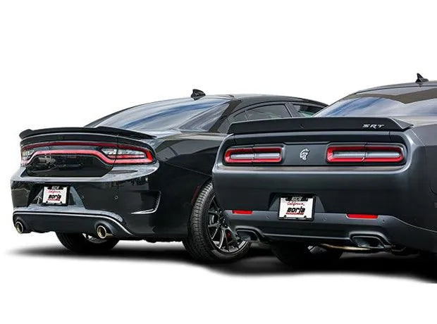 Borla 2015-2023 Dodge Challenger Hellcat 6.2L V8 ATAK w/ Valve Simulator CB Exhaust Factory Valance